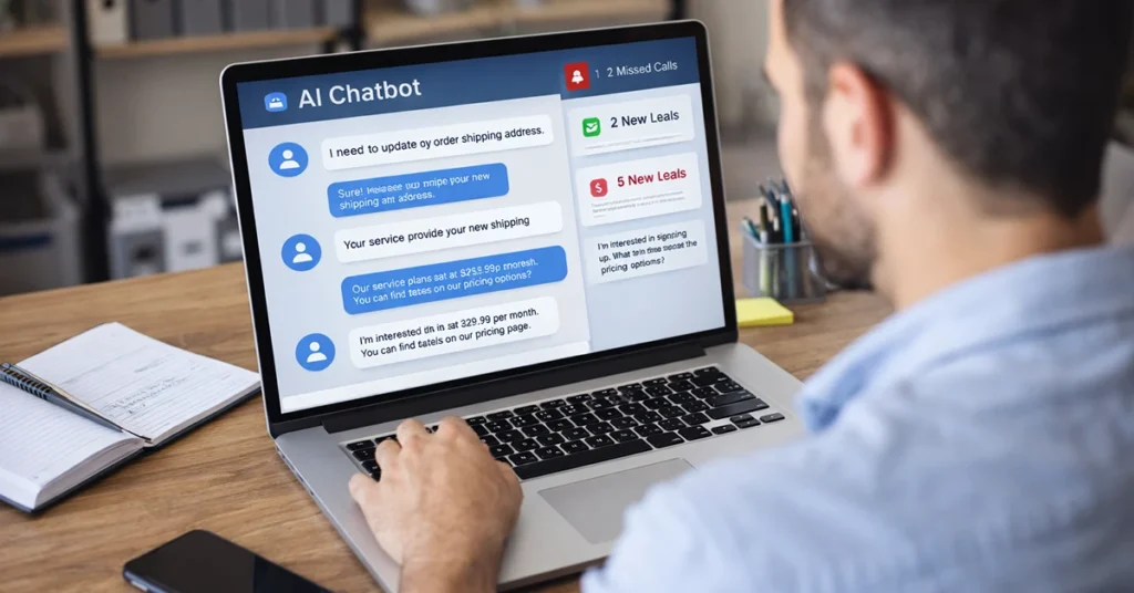 AI chatbots helping small businesses handle customer support efficiently