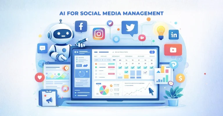 AI for social media management helping small businesses save time and boost engagement