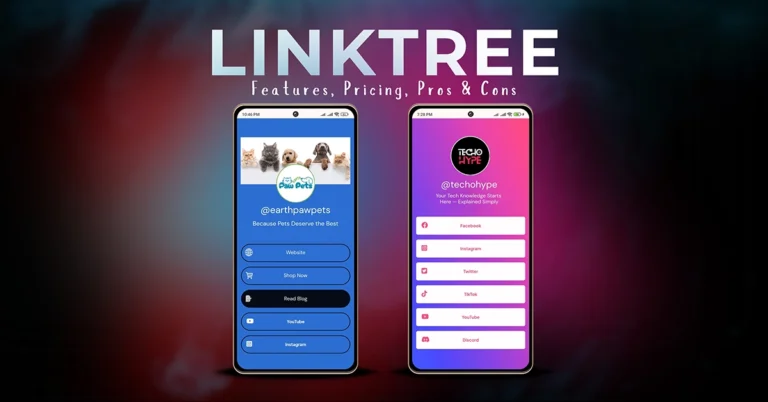 Linktree bio link page examples showing features, pricing layout, and design options in 2026