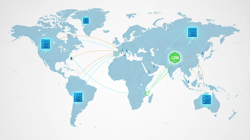 How server location and distance affect website speed