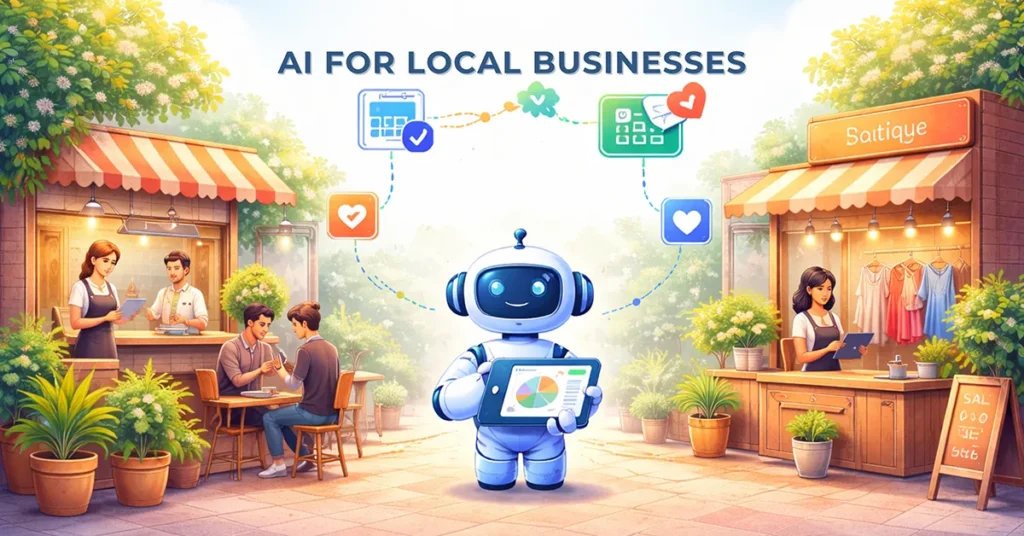 AI tools helping local businesses like restaurants, salons, and shops work smarter