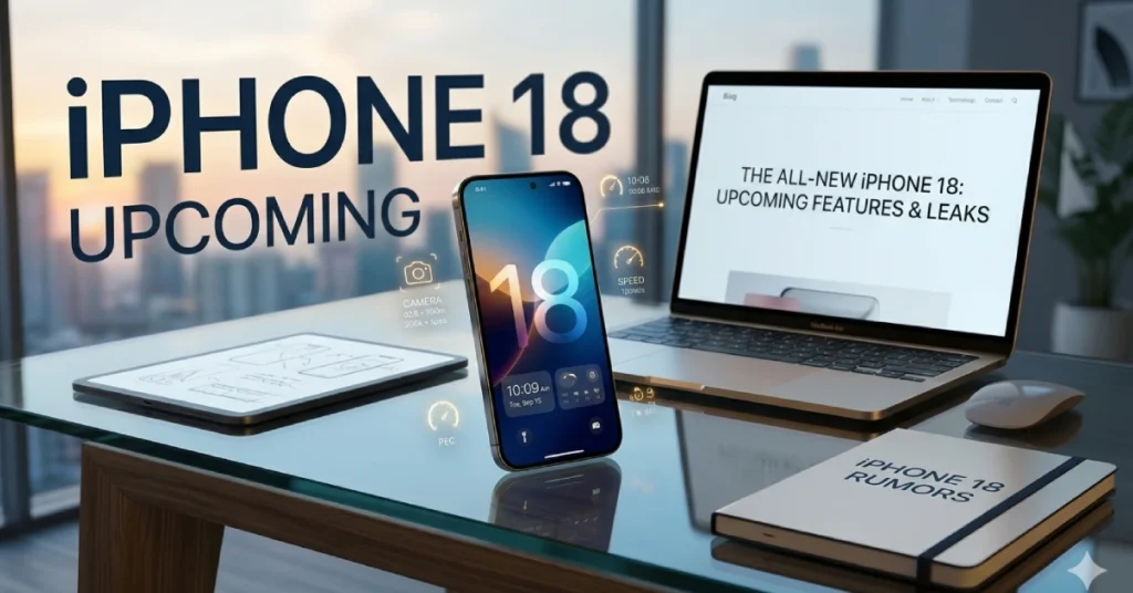 Apple iPhone 18 concept showing release date, price, features, and latest leaks